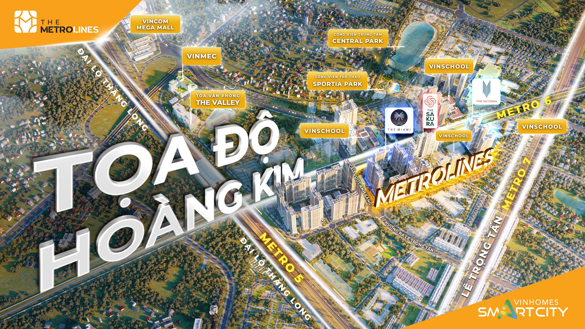 Tieu khu the metrolines vinhomes smart city
