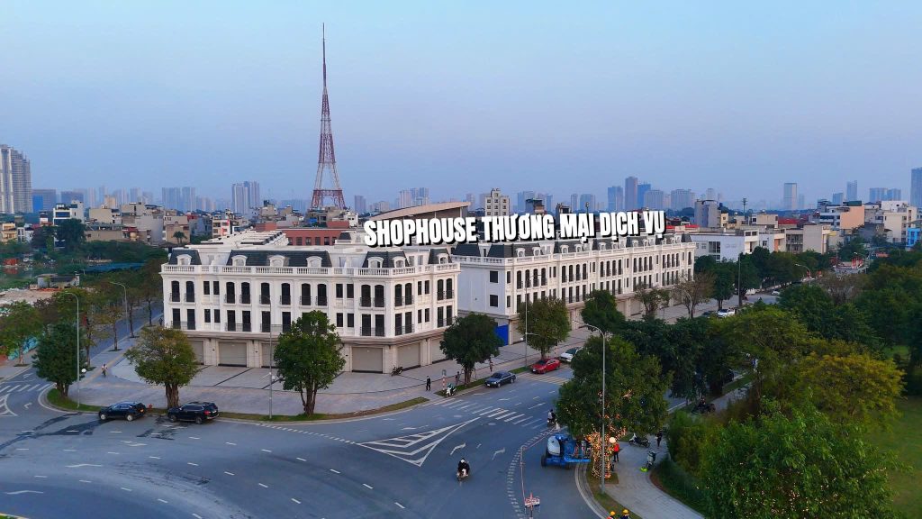 Cho Thuê Shophouse The Park View Vinhomes Smart City Gần Vườn Nhật