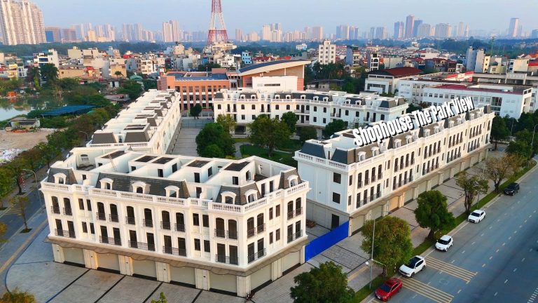 Cho thuê shophouse the park view vinhomes smart city gần vườn nhật