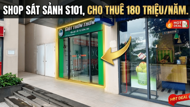 Bán shophouse sapphire 1 tòa s101 vinhomes smart city sẵn dòng tiền. Đầu tư vốn nhỏ
