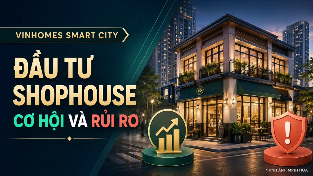 Đầu tư shophouse vinhomes smart city - cơ hội và rủi ro