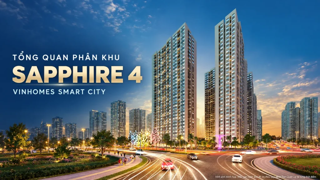 Tổng quan phân khu sapphire 4 vinhomes smart city