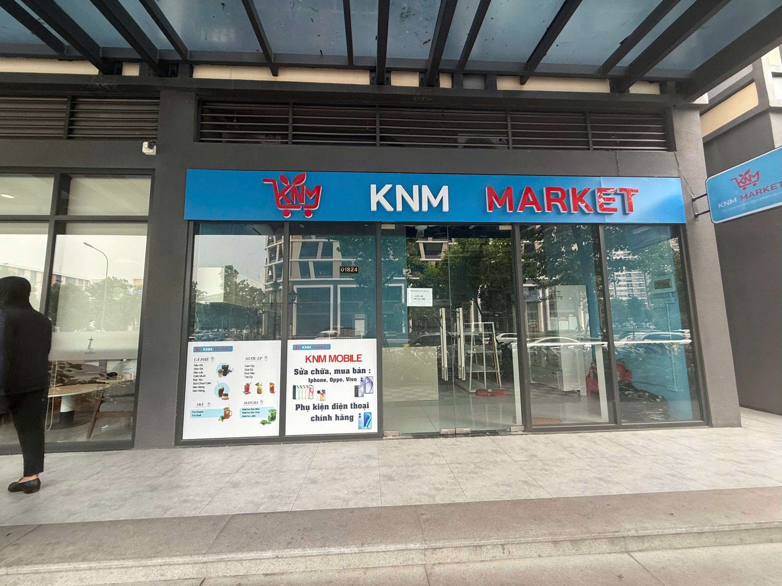 Shop chân đế zurich 1 nằm sát sảnh cư dân tại vinhomes ocean park